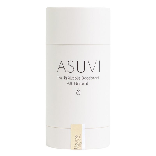 ASUVI Refillable Deodorant Elouera (White Tube) 65g