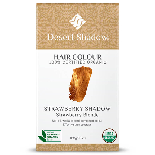 Desert Shadow Organic Hair Dye - Strawberry Shadow 100g [Shortdated BBD: Nov-25]