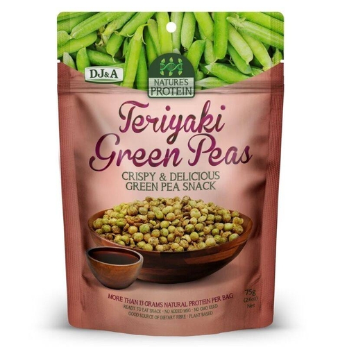 DJ&A Nature's Protein Teriyaki Green Peas 75g [Shortdated BBD: Mar-26]