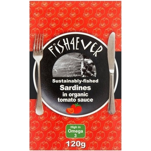 Fish4Ever Sardines in Organic Tomato Sauce ~ 120g