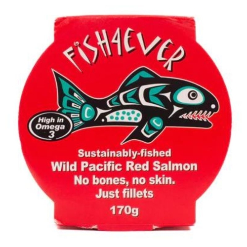 Fish4Ever Wild Pacific Red Salmon (Fillets) 170g [Shortdated BBD: May-26]