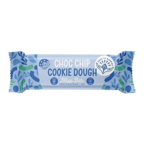 Food to Nourish Bliss Bar Choc Chip Cookie Dough 40g