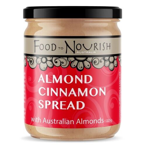 Food to Nourish Almond Cinnamon Spread 225g