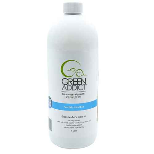 GreenAddict Natural Mirror and Glass Cleaner ~ 1 Litre Refill