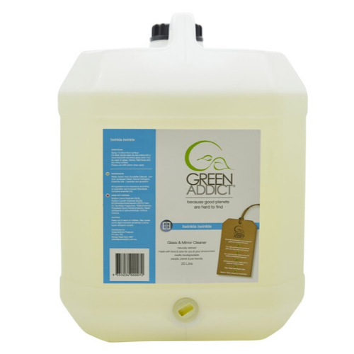 GreenAddict Natural Mirror and Glass Cleaner ~ 20 Litre Refill