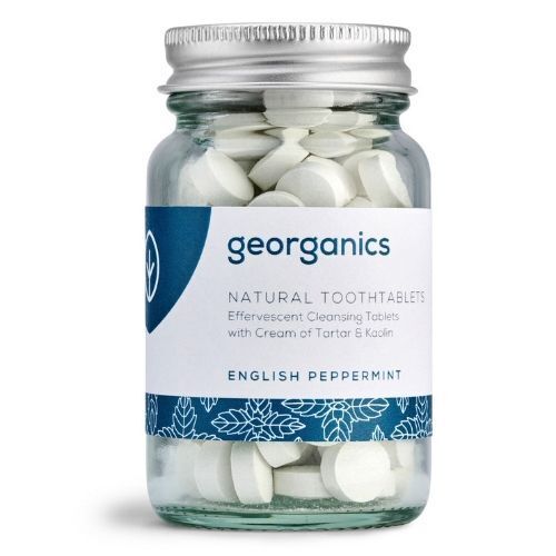 Georganics English Peppermint Toothtablets ~ 120 tablets