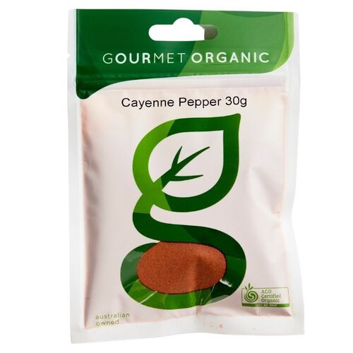 Gourmet Organic Cayenne Pepper 30g