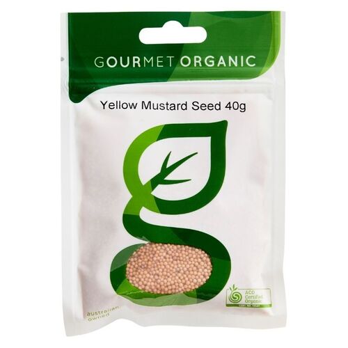 Gourmet Organic Mustard Seed Yellow 40g
