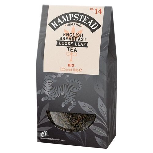 Hampstead Tea English Breakfast Loose Leaf Tea (Organic) ~ 100g Pouch