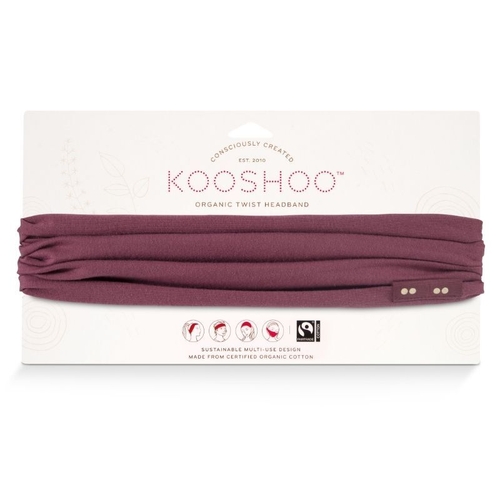 KOOSHOO Twist Headband Wild Ginger (Organic) 1 pack