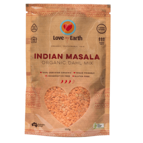 Love My Earth Indian Masala Organic Dahl Mix ~ 200g