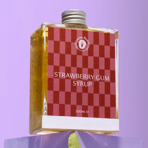 Melbourne Bushfood Strawberry Gum Syrup 200ml