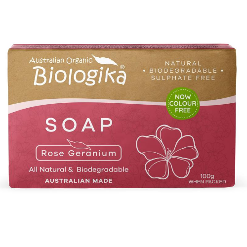 Biologika Rose Geranium Soap (Organic) ~ 100g