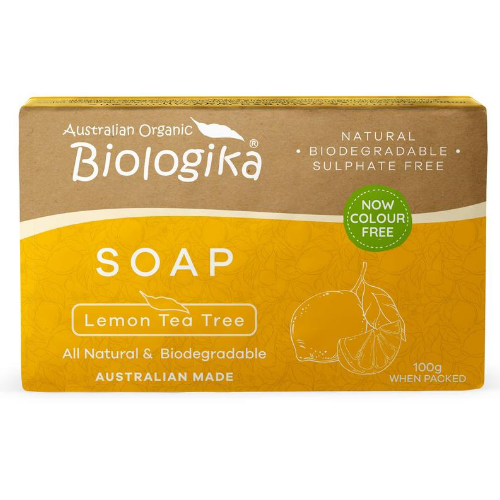 Australian Biologika Lemon Scented Soap ~ 100g
