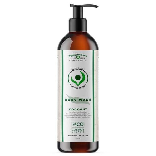 Organic Formulations Coconut Body Wash (Certified Organic) 500ml