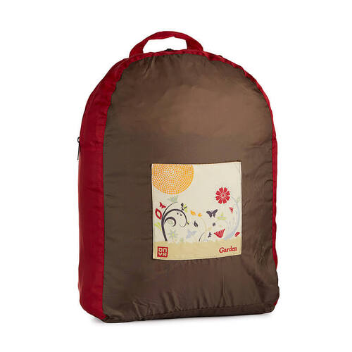 Onya Reusable Backpack Olive Chilli Garden