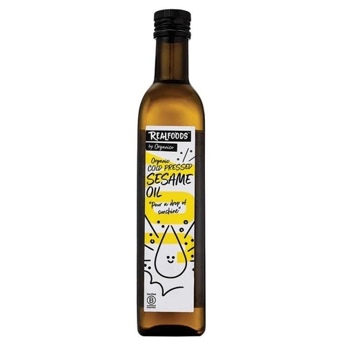Realfoods By Organico Virgin Sesame Oil 500ml [Shortdated BBD: Apr-26]