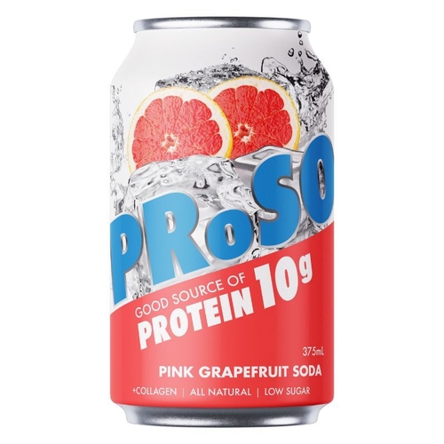 PRoSO Pink Grapefruit Soda 375ml