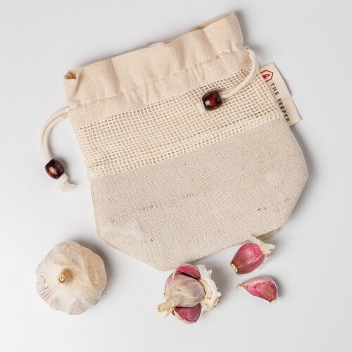 The Keeper Garlic Bag  (Jute / Organic Cotton) - 1 Bag