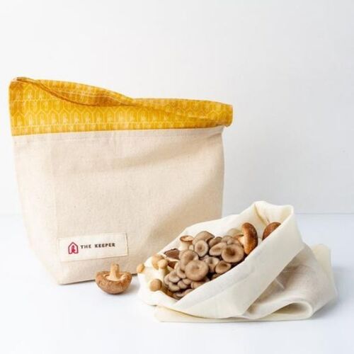 The Keeper Bees Waxed Mushroom Bag (Organic) - 1 Bag