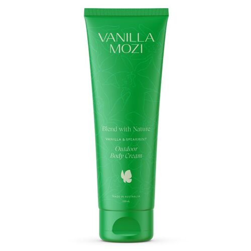 Vanilla Mozi Outdoor Body Cream 250ml Tube