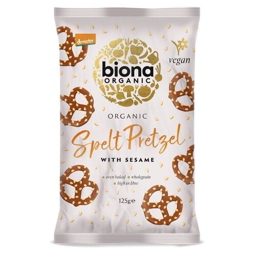 Biona Spelt Sesame Pretzels (Organic) ~ 125g