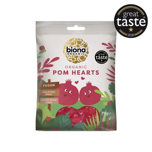 Biona Pom Hearts (Organic) ~ 75g