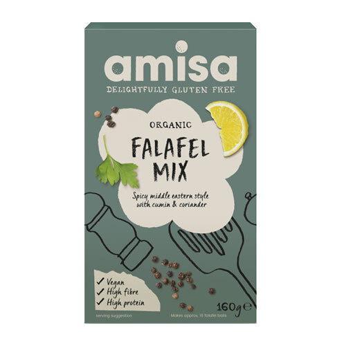 Amisa Falafel Mix (Organic & Gluten Free) ~ 160g [Shortdated BBD: Mar-26]